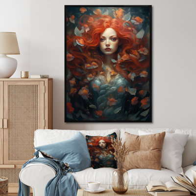 Art psychédélique «Enchantress Portrait I»
