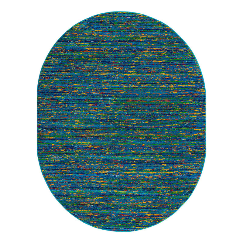 Marvela Abstract Indoor Rug, Oval 7'10" x 10'