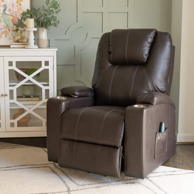 Fauteuil inclinable électrique lève-personne Annazette , Chocolat