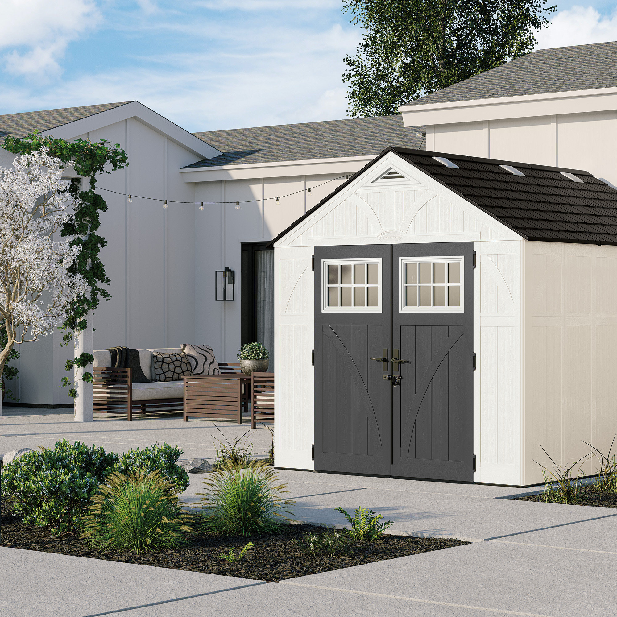Suncast Tremont 8 ft. x 10 ft. Storage Shed \u0026 Reviews | Wayfair, image size:2000x2000