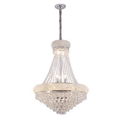 Lampe lustre câblée 36 lumières à DEL 36 pouces K9