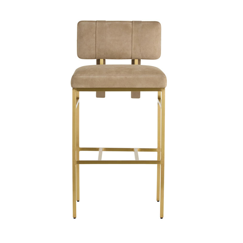 Laney Stool, Bar Stool (31.5” Seat Height), Taupe