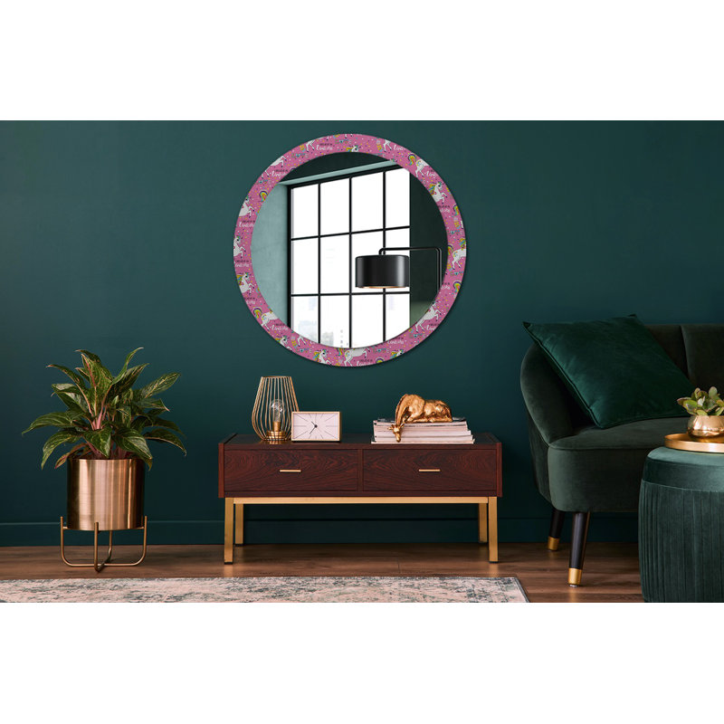 Huldar Glass Flat Wall Mirror