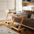 TV Tray Table, TV Dining Table With Casters For Small Spaces, Solid Wood End Table, Sofa Couch Side Table Removable Snack Tray For Coffee Bed Sofa Eating Writing Reading Living Room Bedroom