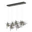 Tura 7-Light Glass Rectangular Pendant-71882329-71882331-79320072