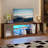 Kruszewski 70Inch LED TV Stand for 75inch TVs, TV Console with Storage, Media Console with Adjustable Shelf