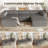 Boneless Comfy Cloud 39" Sofa Corner Chair, No Assembly Required-534128824