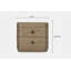 Table de chevet 2 tiroirs
