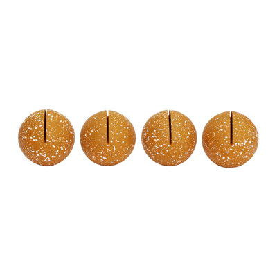 Aleemah Speckled Round Card Holder - Set of 4