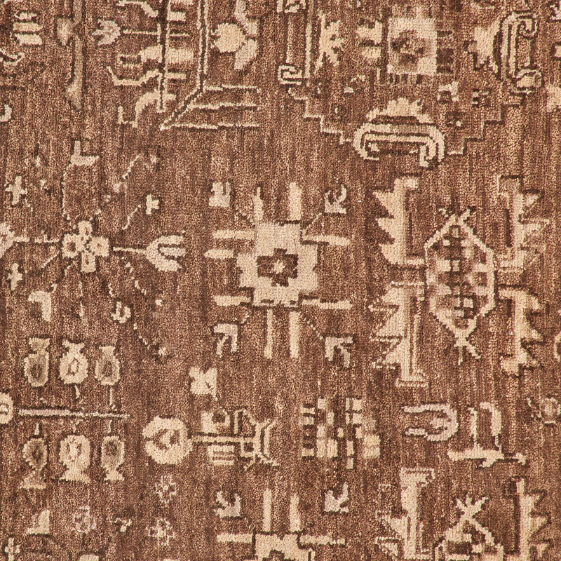 Paolo Hand-Knotted Rug-Paolo Rust-Runner-2.5'x12', Rectangle 8' x 10'