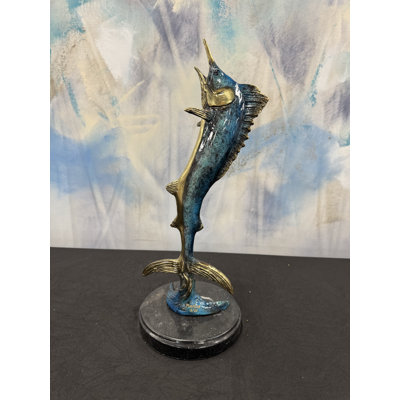 Sculpture en bronze coulé de la Lance d'Azur