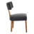 Upholstered Solid Wood Dining Chair Side Chair with Curved Backrest-110036792-110036795