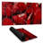Red tulips closeup - 15.75"x31.50" Desk mat