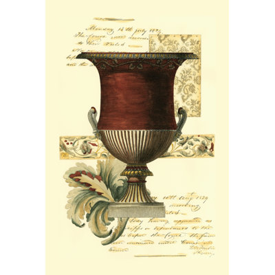 Transitional Urn I by Vision Studio - Wrapped Canvas Print