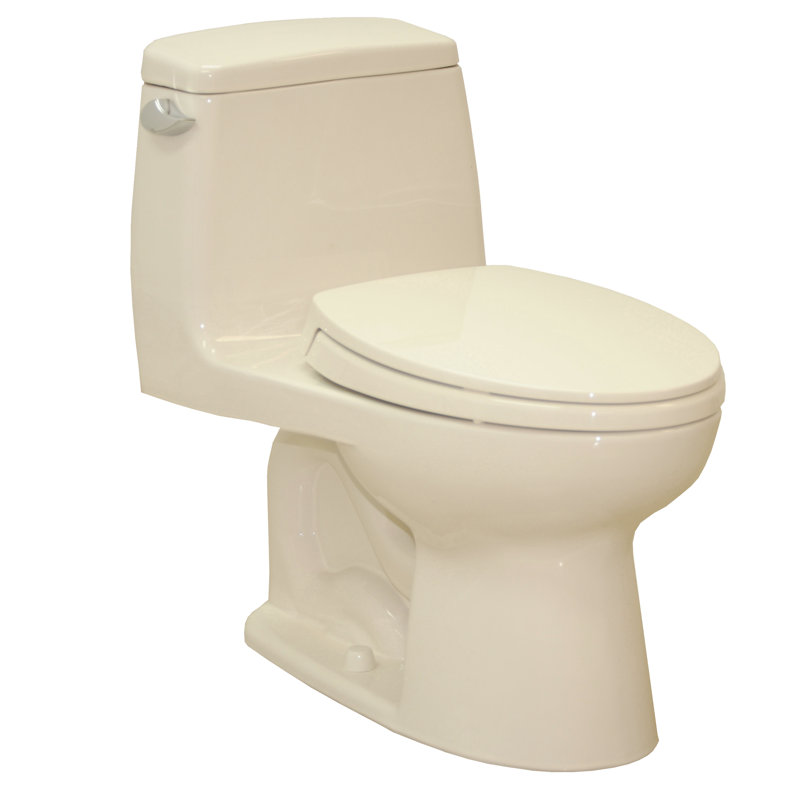 TOTO® Eco UltraMax® One-Piece Elongated 1.28 GPF Toilet, Bone, Left-Hand, Bone