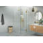 Halo 37 in. x 48 in. x 78 in. 90-degree Fully Frameless Glass Hinged Shower Enclosure-1548903412