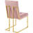 Chakevia 19'' H Tufted Velvet Upholstered Metal Side Chair-760109692-782716604