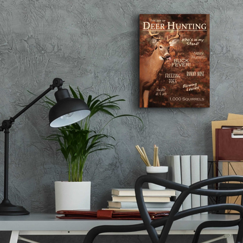 «Joy of Hunting» par Lori Deiter, impression sans cadre, H 16 po x l 12 po x P 0,13 po