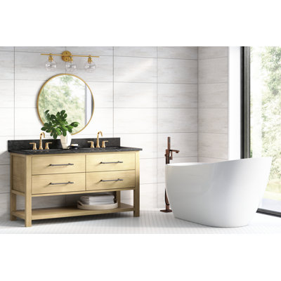 Éclairage pour meuble-lavabo en verre Drinkard