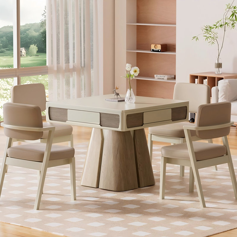 Solid wood Square Automatic Mahjong Table for Chinese Rules