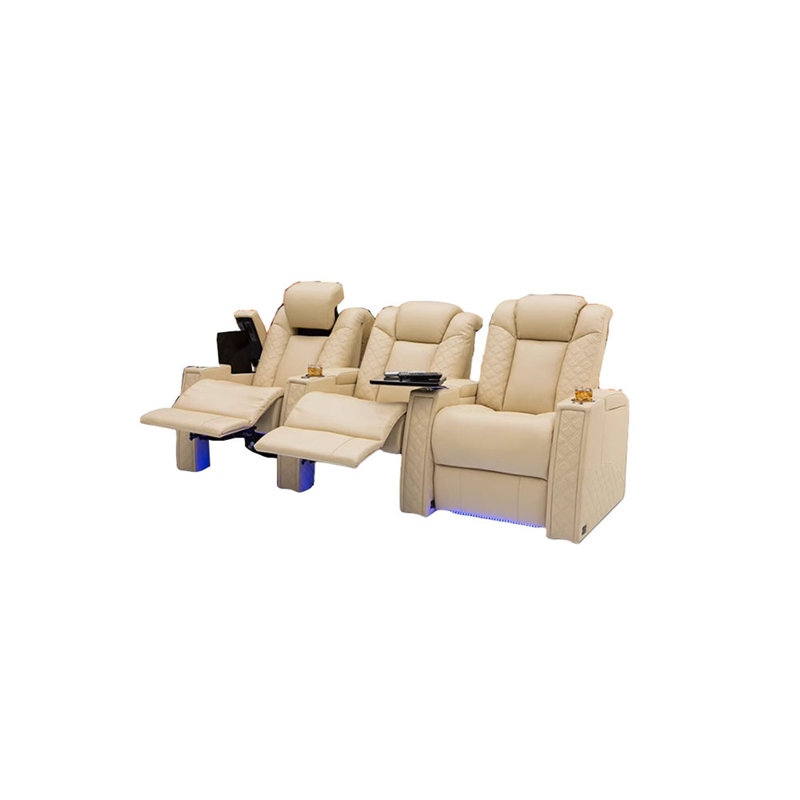 Multi-functional TV sofa in basement