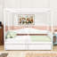 Twin Size Wood Canopy Daybed With 2 Drawers And Slats-1022151176