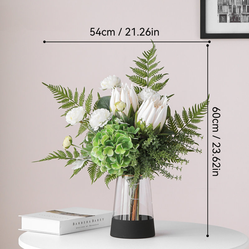 Décoration de bouquet simulé