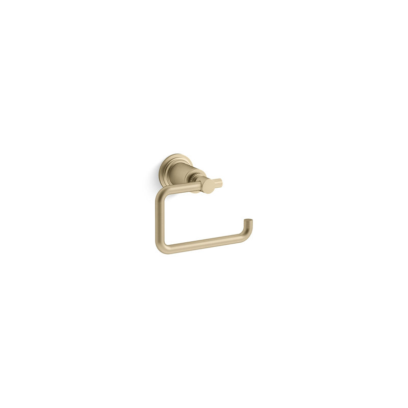 Central Park West Toilet Paper Holder, Brushed French Gold