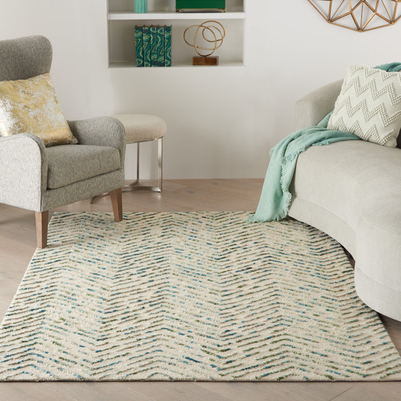 Astto Wool Indoor Rug, Rectangle 3'9" x 5'9"