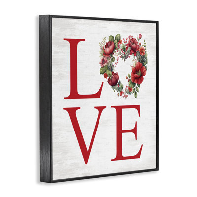 Couronne rustique et romantique, giclée encadrée, design par lettré et doublé