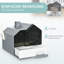 Plastic Litter Box Enclosure with Scoop