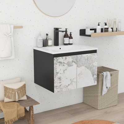 Meuble-lavabo mural Minimalist Design