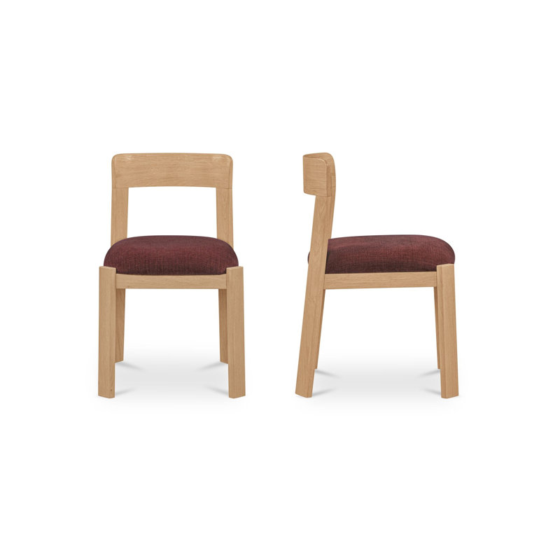 Oli Dining Chair Dark Green-Set of Two, Purple