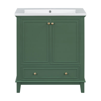 Meuble-lavabo 30 po avec lavabo en céramique