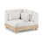 Tissu chenille crème sélectionné