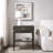 Beckett Solid + Manufactured Wood Side Table in Anthracite