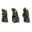 Ensemble de 3 figurines Birajbhushan