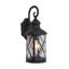 Lanterne murale d'extérieur à 1 ampoule noire Ruggerio-21270755