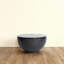 Guillen Round Mango Wood Drum Coffee Table with Combed Finish