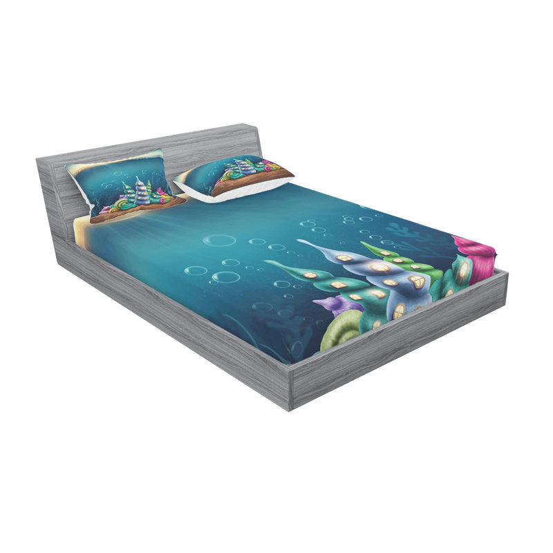 Microfiber Sheet Set, Full Sheet Set with Fitted Sheet