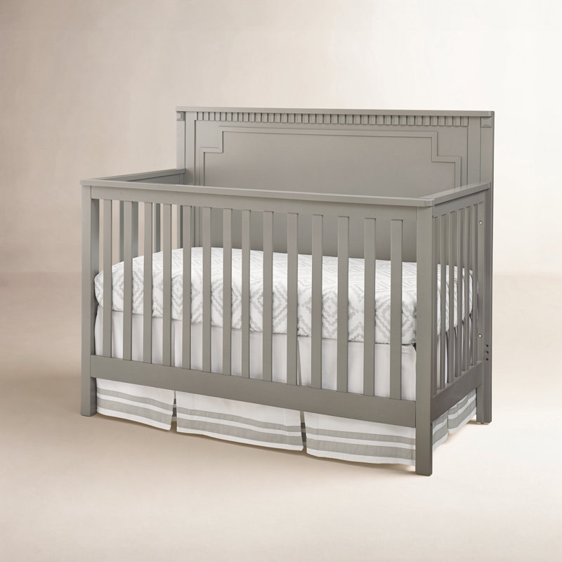 Lit de bébé à panneau convertible 2-en-1 Armandale, Gris