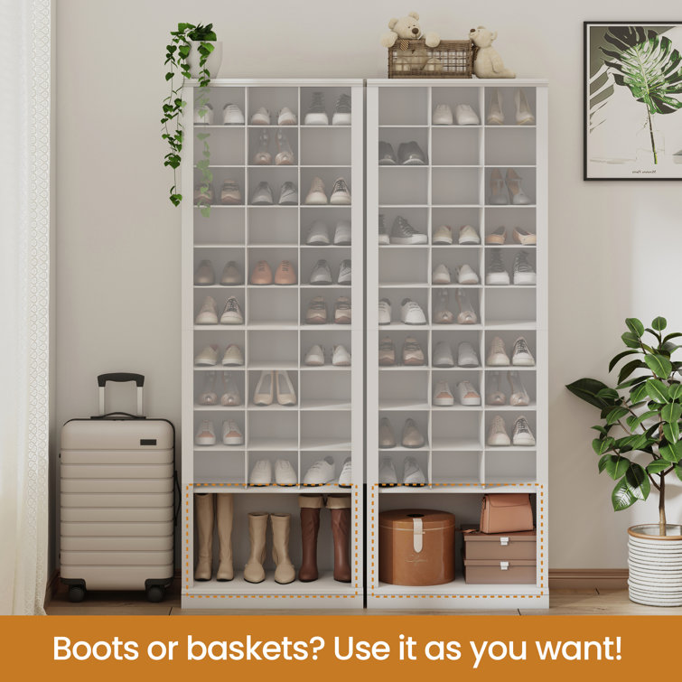 6 Shelves 30 Pair Shoe Storage Cabinet Contemporary Style Perfect Orga <div  class=aod_buynow></div>– Inhomelivings