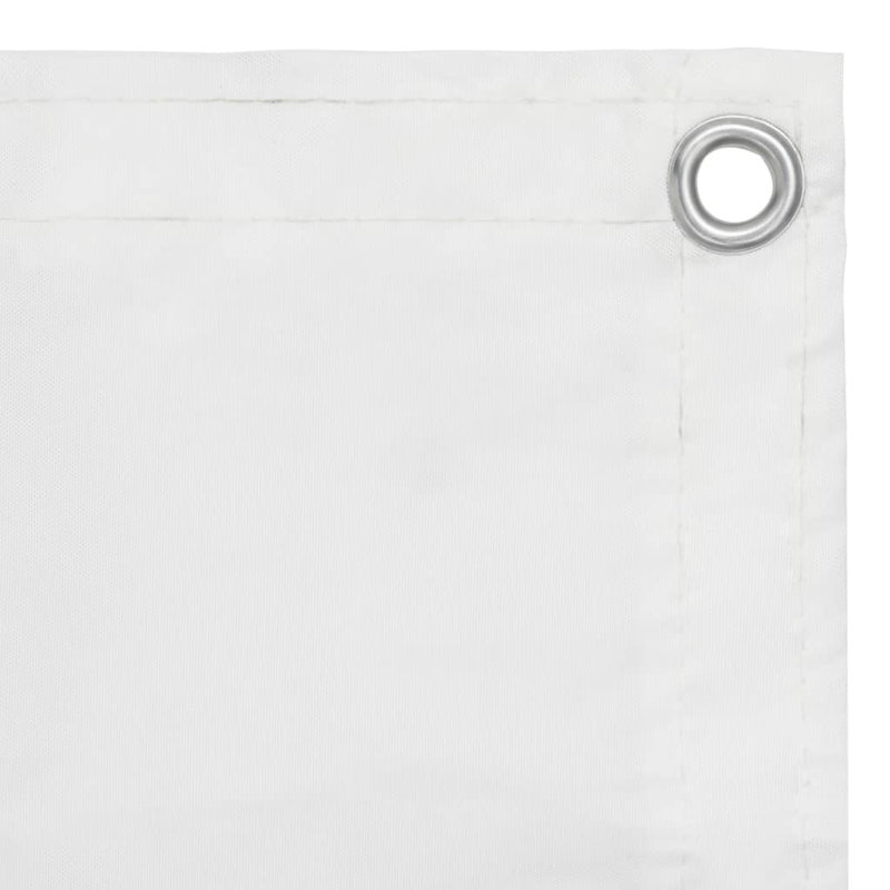 Tissu Oxford Vidaxl, L 118,1 po x P 47,2 po, Blanc