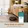 Robot Vacuum And Mop Combo, App/Voice Control, 2 In 1 Robot Vacuum Cleaner, 4000pa Max Power Suction, Scheduled Cleaning, Automatic Recharge, For Pet Hair, Low Carpet, Black