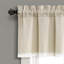 Linen Lace Linen Solid Colour Tailored Window Valance-2129316917