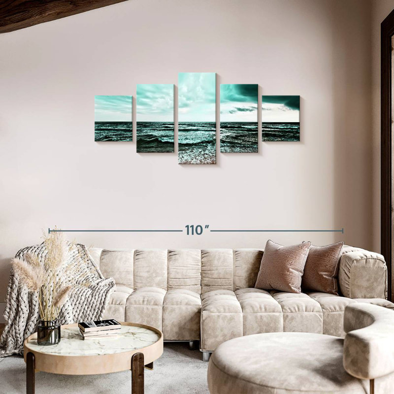 Sky And Sea, 34" H x 74" W