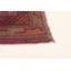 Tapis mauve noué à la main de conception unique 3 pi 11 po x 4 pi 3 po Joaopaulo
