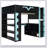Gaming Loft Bed With Integrated Desk & RGB LED Lights, Pro-Gamer Bed With Power Outlet, Large Bookshelf, Pegboard, Keyboard Tray & Storage Drawer, 3 Colors Available-556951952