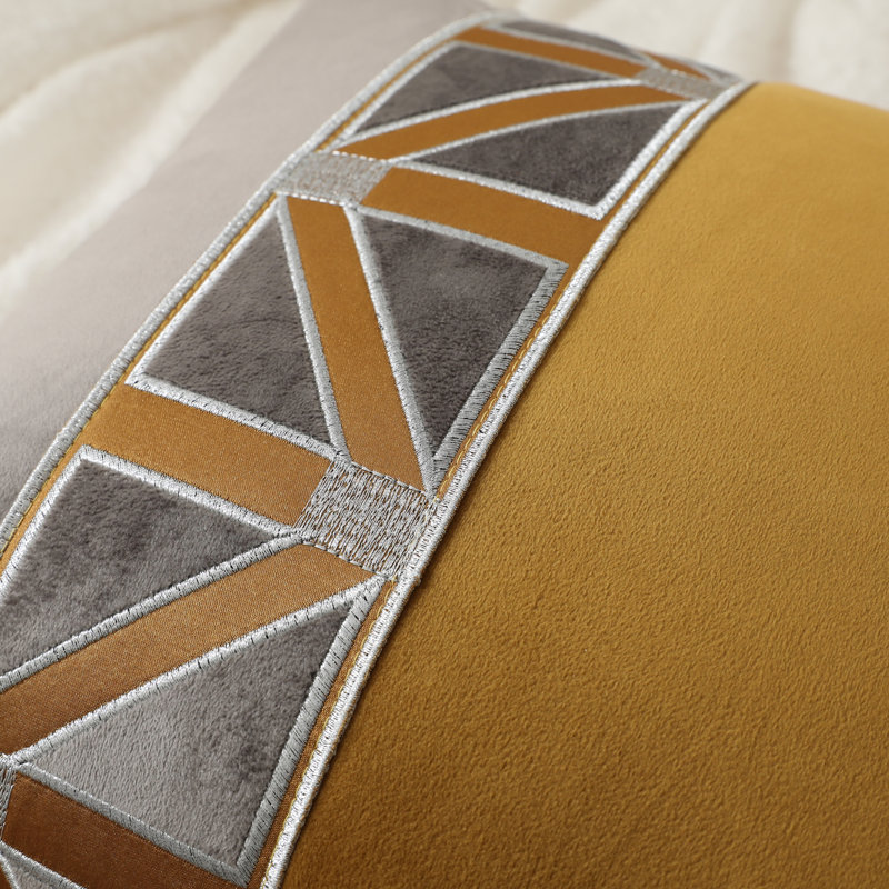 Athena Velvet Square Throw Pillow