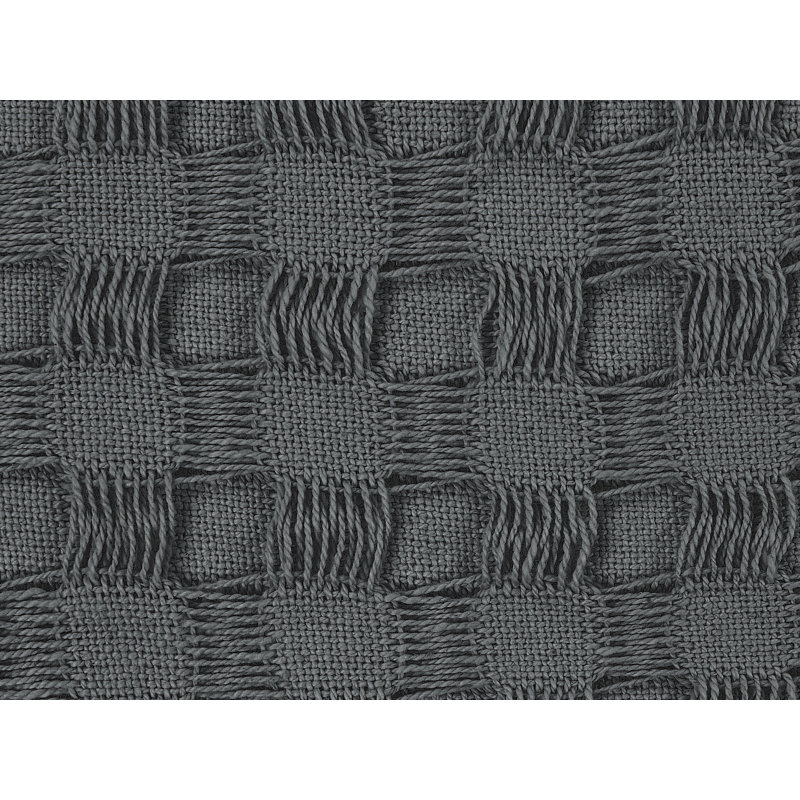 BERE Cotton No Pattern Bedspread, Grey